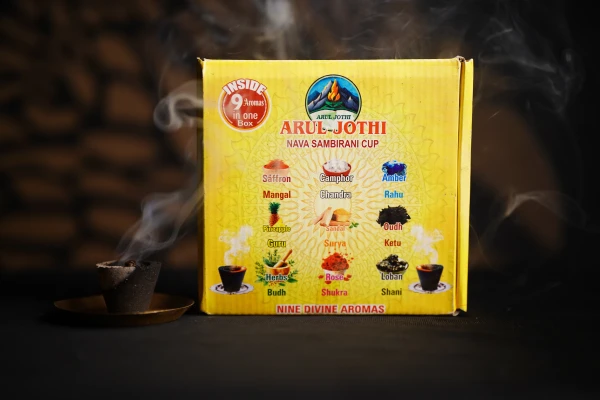 Aruljothi navasambrani cup (9 colors 9 fragrances inside)