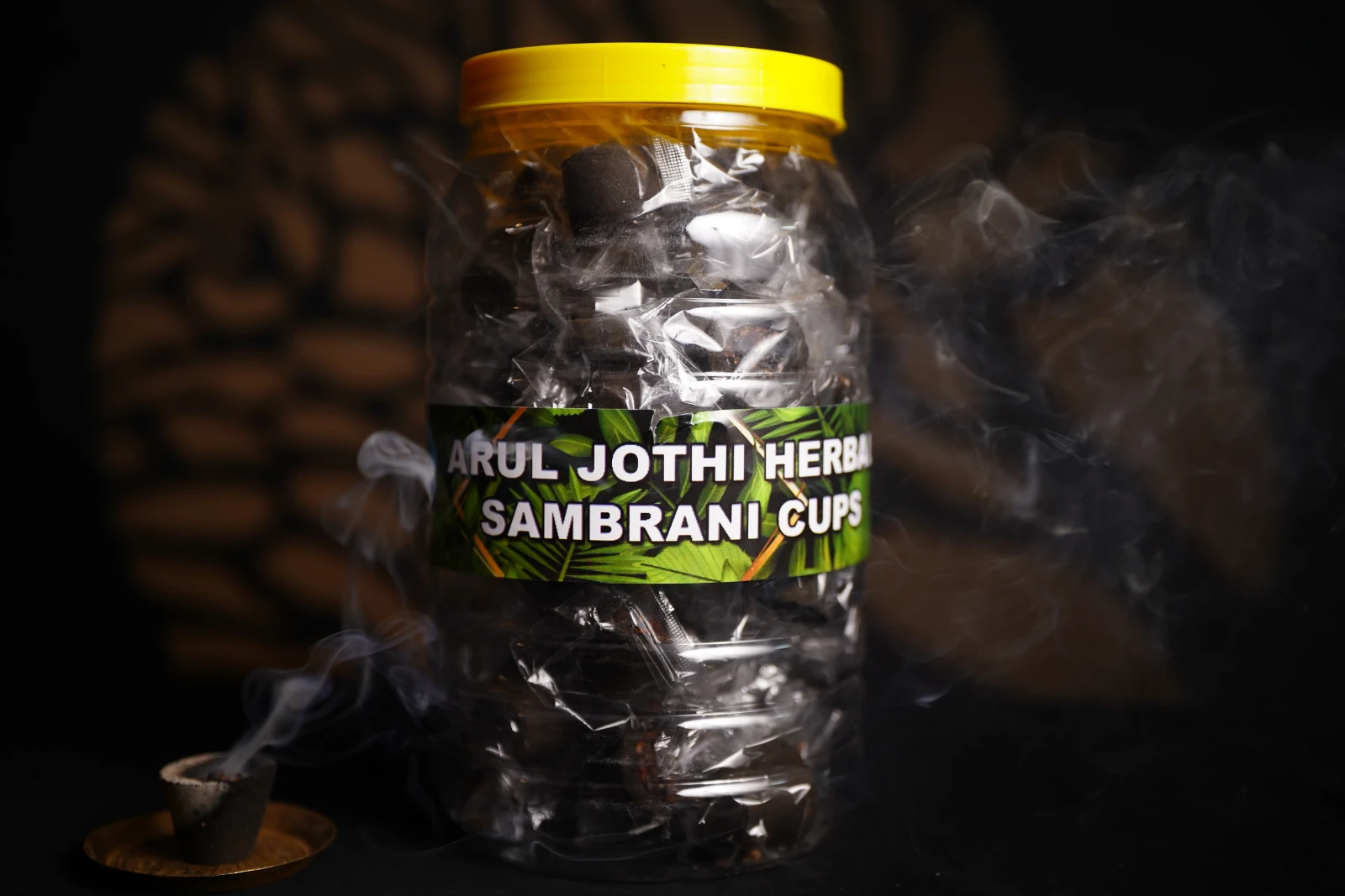 Aruljothi herbal cup sambrani 50 pcs petjar